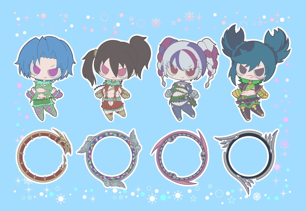 格ゲーキャラポストカード