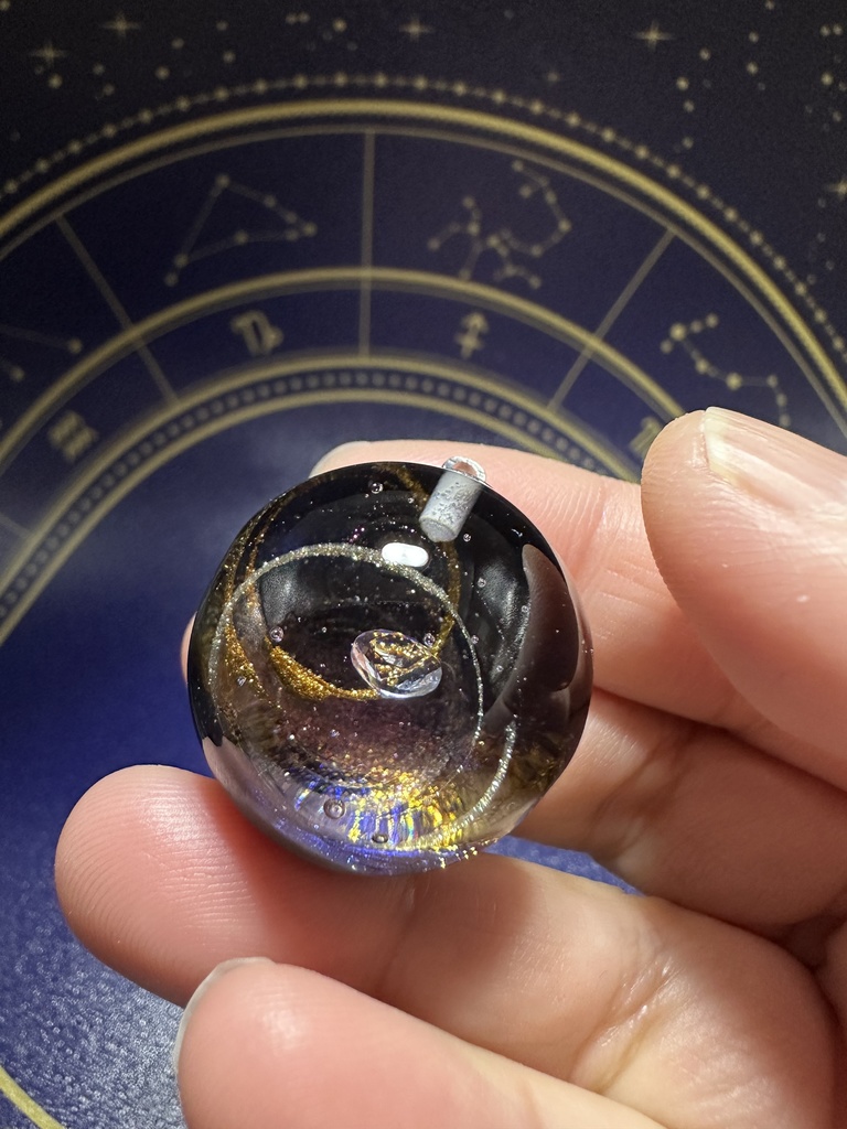 宇宙玉ネックレス4