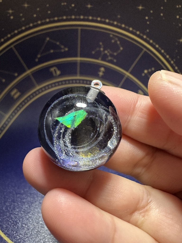 宇宙玉ネックレス8