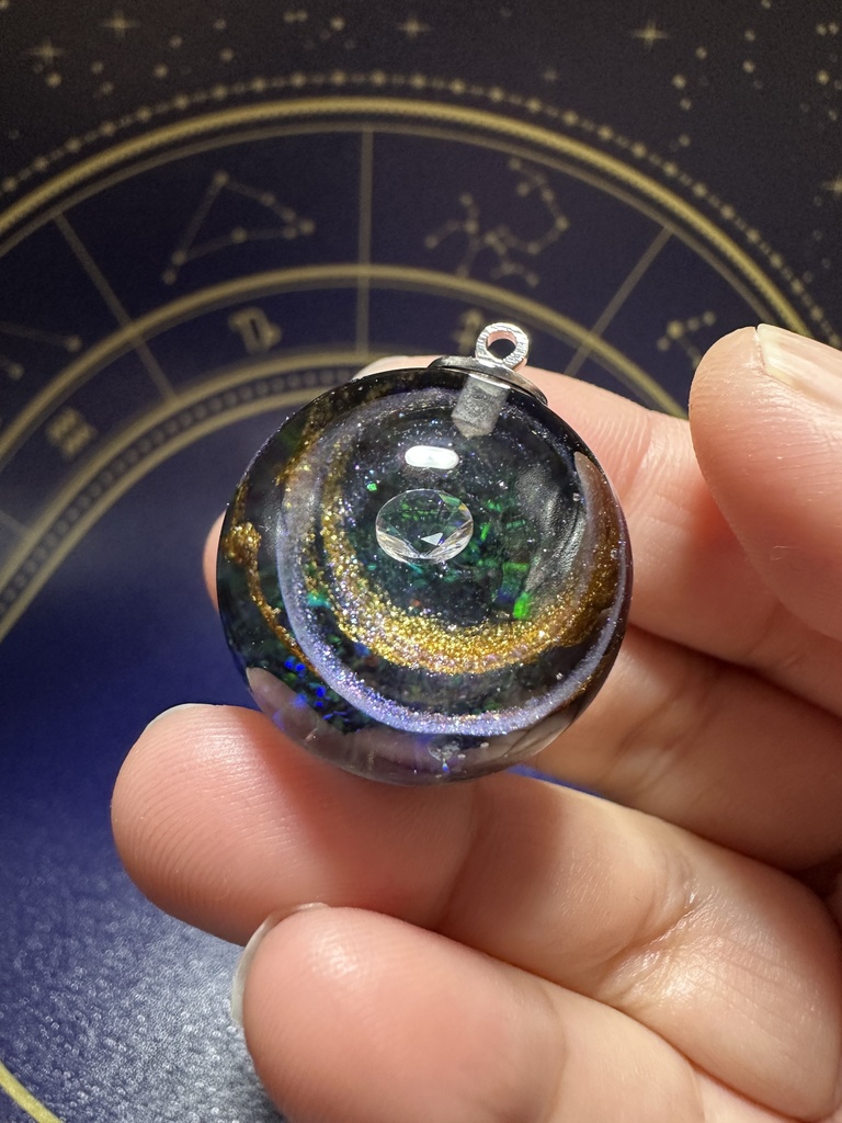 宇宙玉ネックレス9