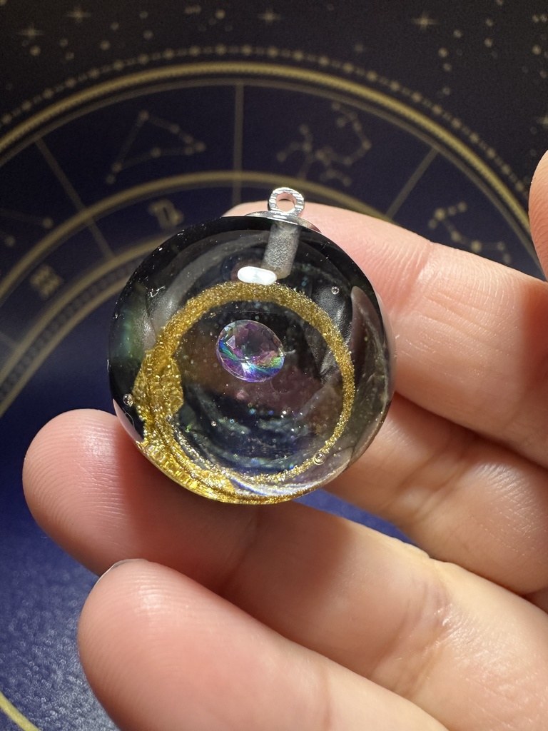 宇宙玉ネックレス10
