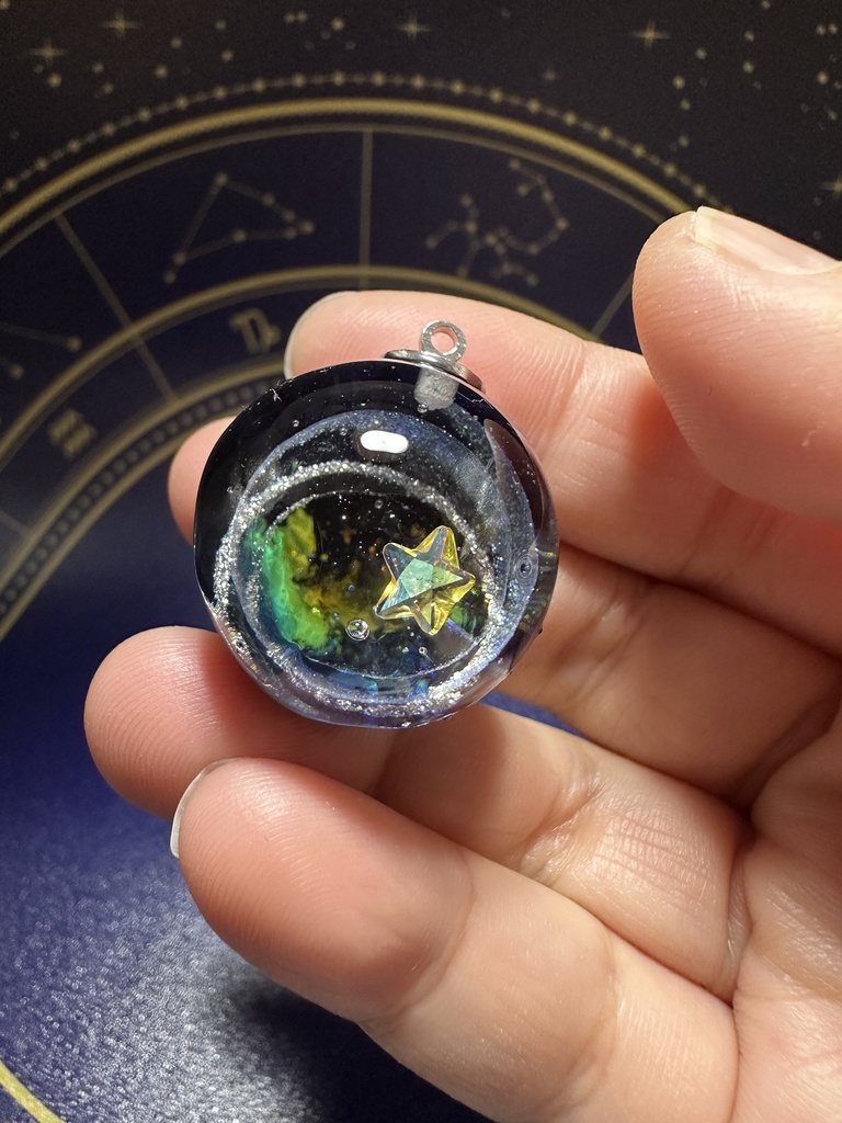 宇宙玉ネックレス11