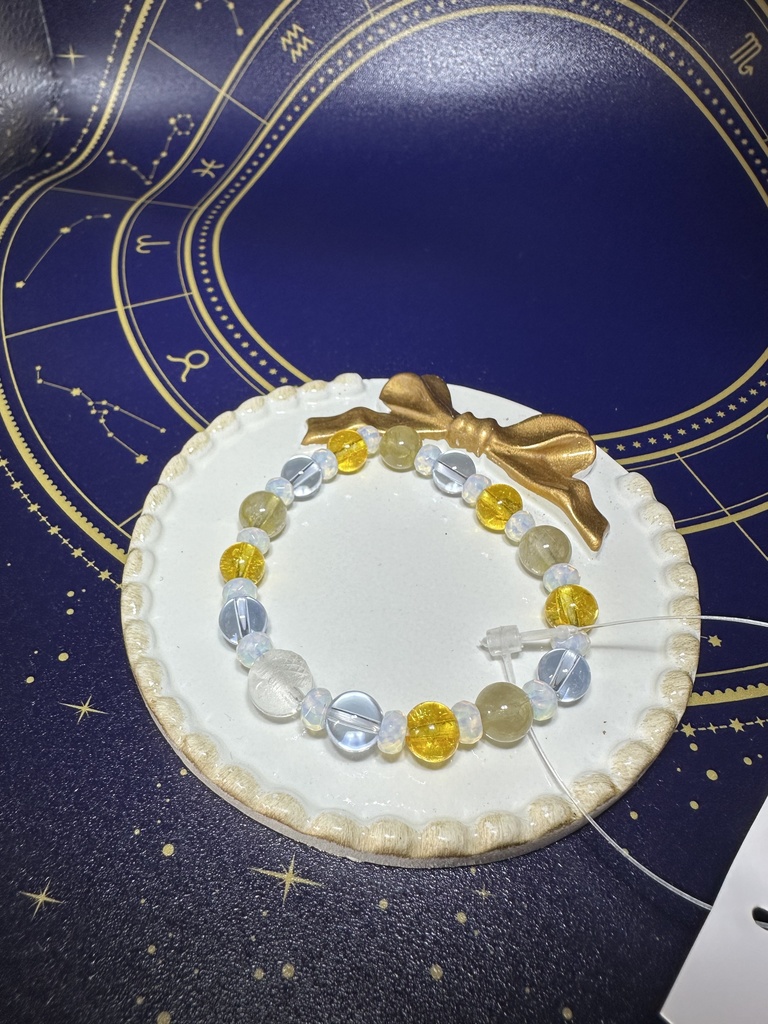 パワーストーンブレスレット・金運15cm