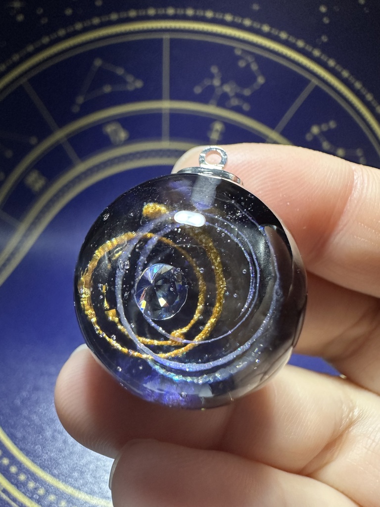 宇宙玉ネックレス13