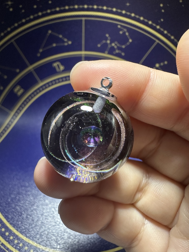 宇宙玉ネックレス14