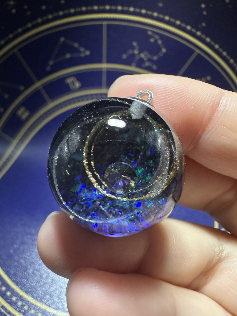 宇宙玉ネックレス16
