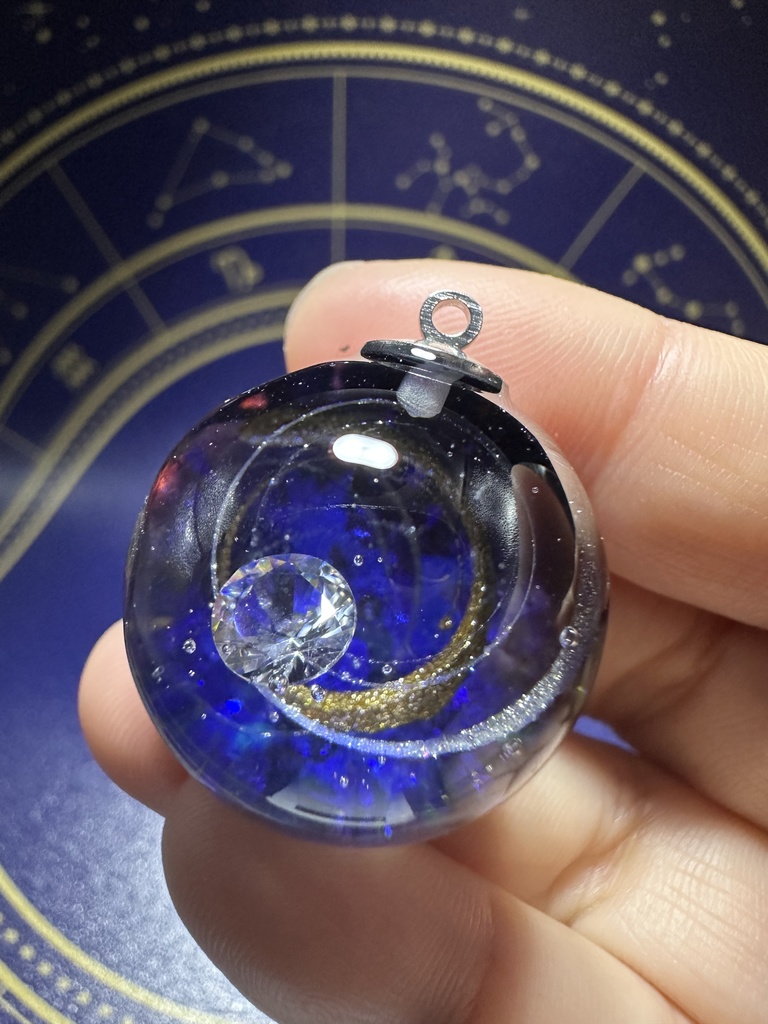 宇宙玉ネックレス19