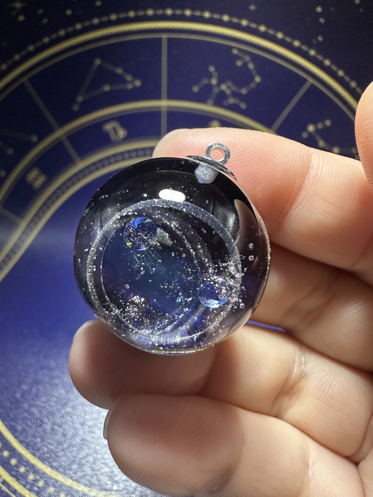 宇宙玉ネックレス22