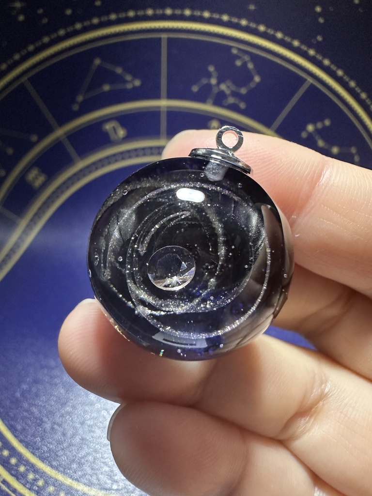 宇宙玉ネックレス23
