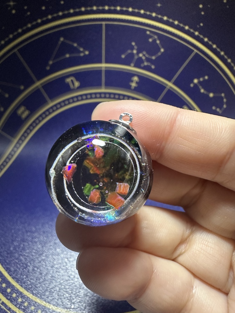 宇宙玉ネックレス26