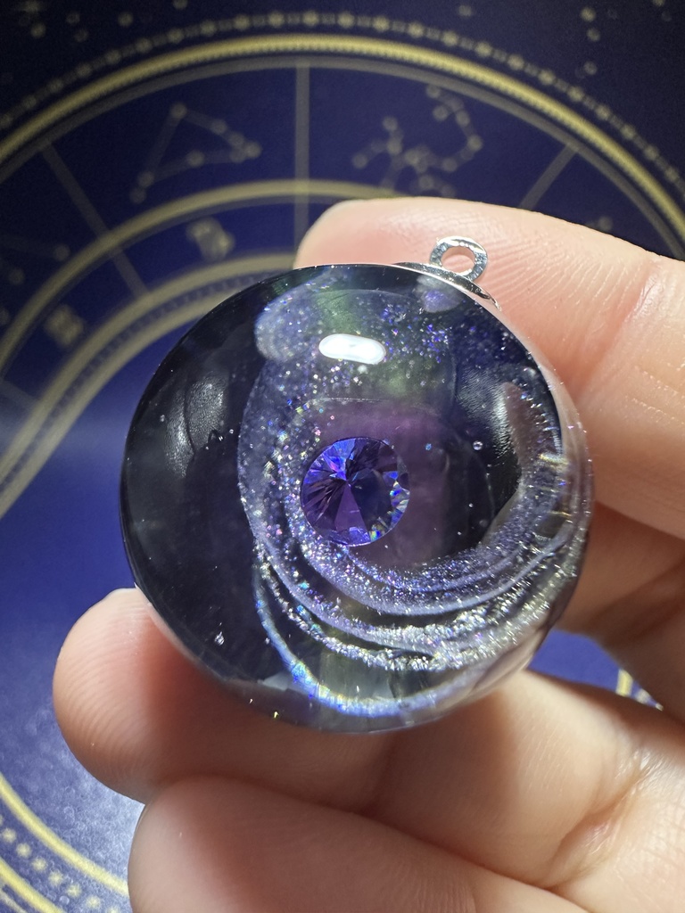 宇宙玉ネックレス27