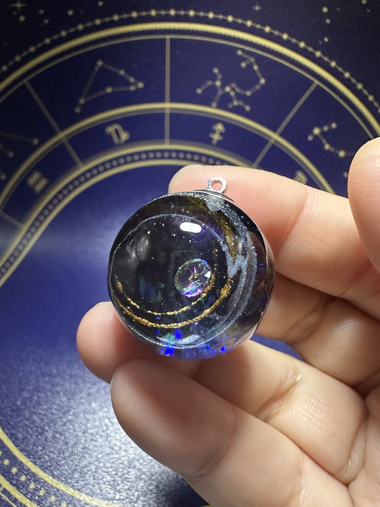 宇宙玉ネックレス31