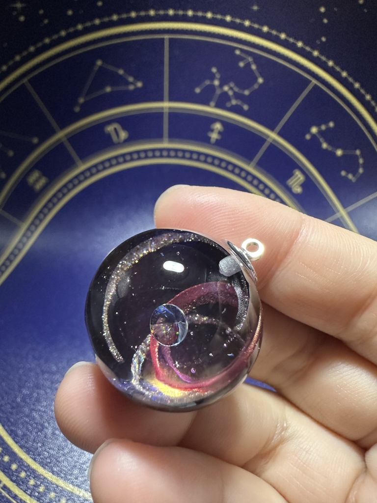 宇宙玉ネックレス32