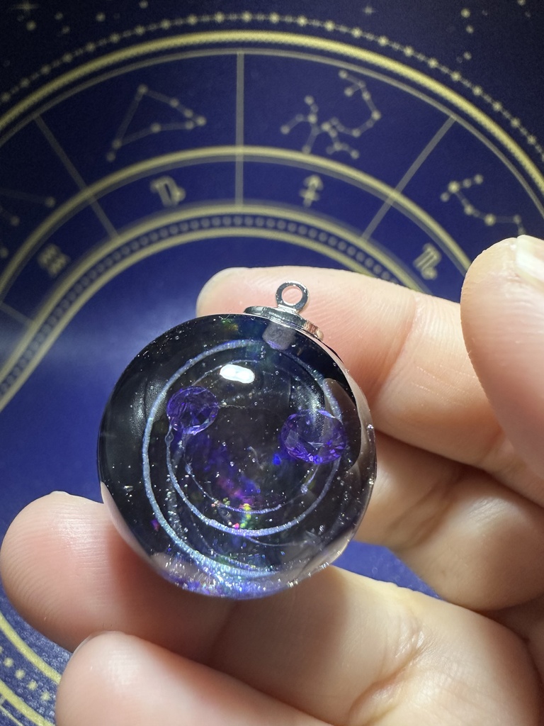 宇宙玉ネックレス36