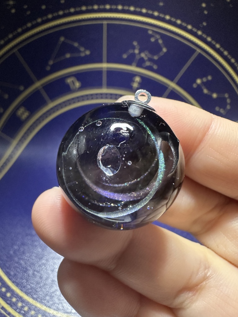 宇宙玉ネックレス40