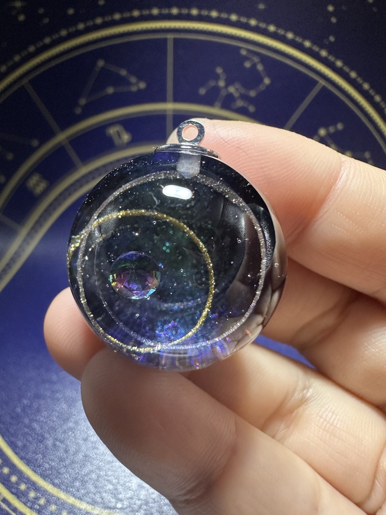 宇宙玉ネックレス41