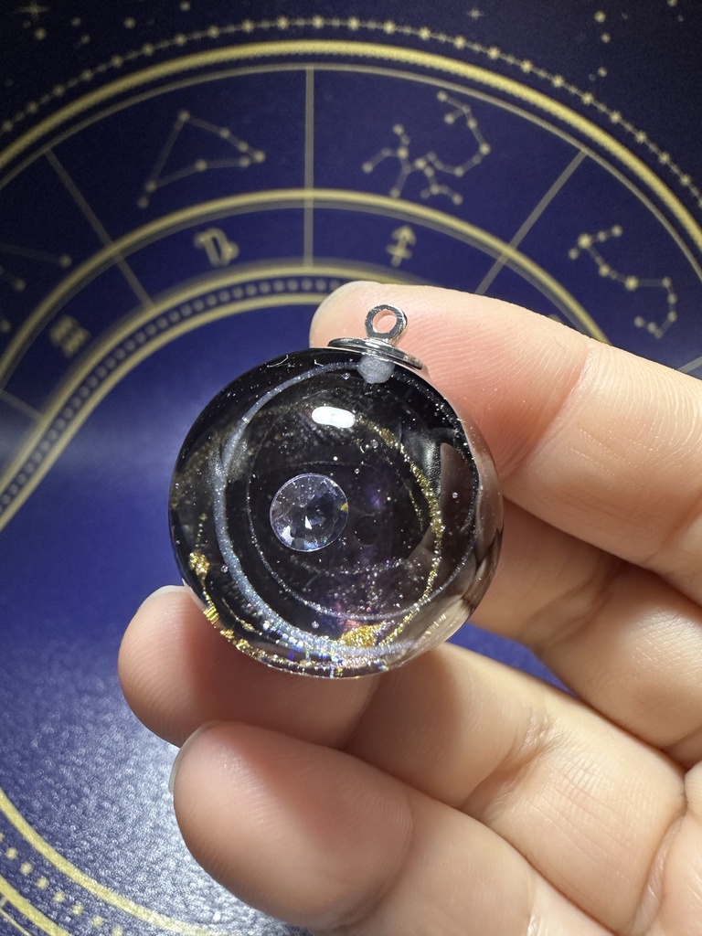 宇宙玉ネックレス44