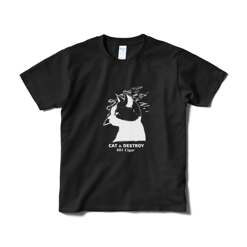 CAT&DESTROY Tシャツ 001 Cigar