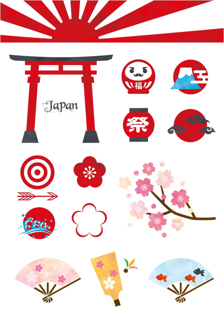 【印刷用】イラストカット【和風】