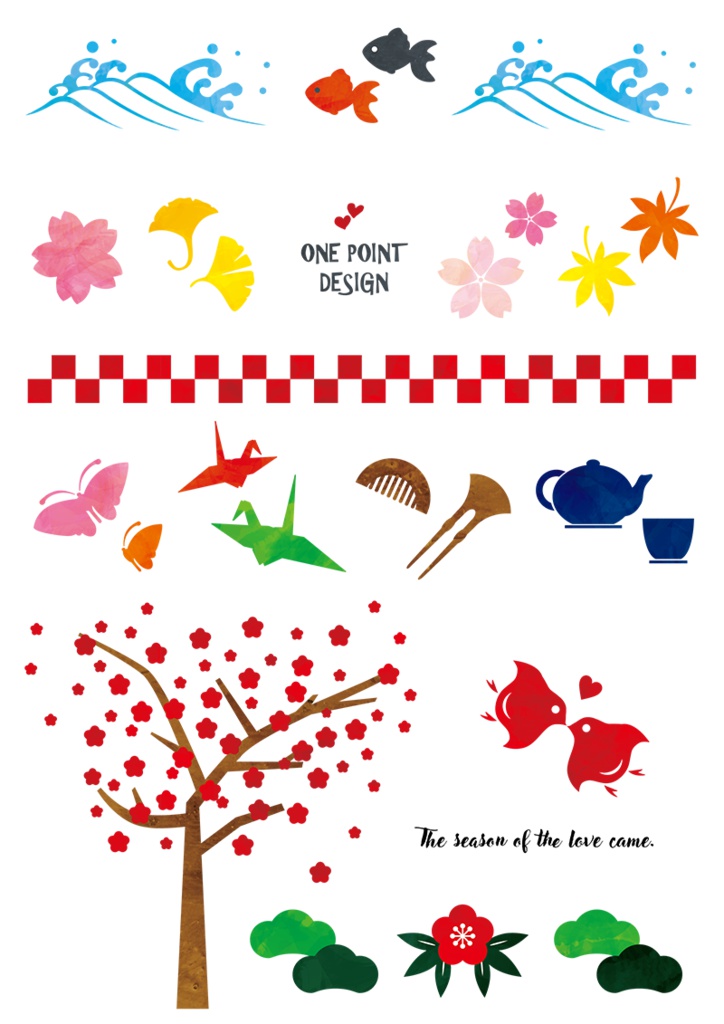 【印刷用】イラストカット【和風】