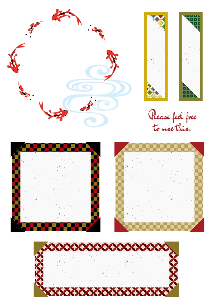 【印刷用】イラストカット【和風】