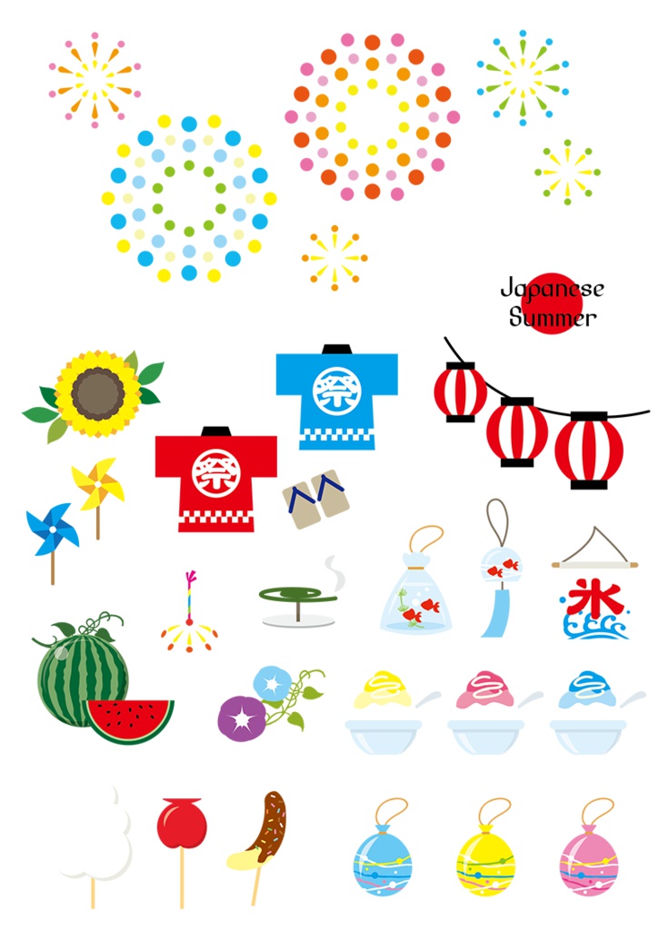 【印刷用】イラストカット【和風】