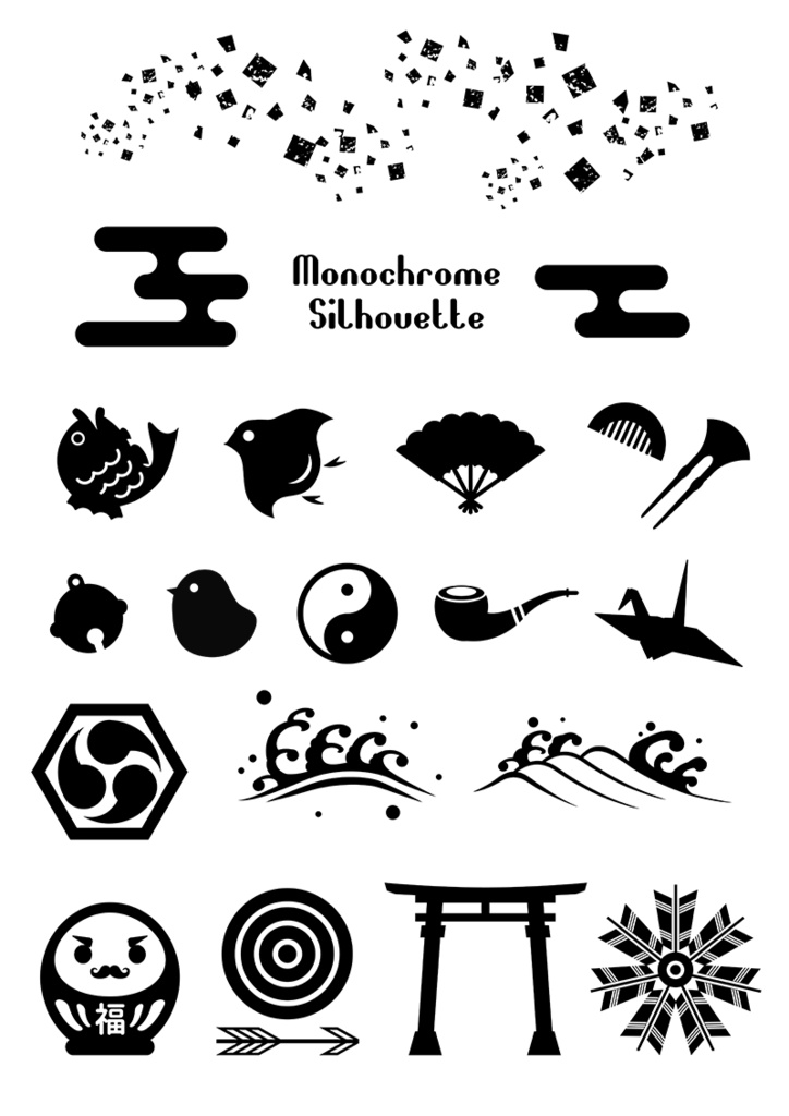 【印刷用】イラストカット【和風】