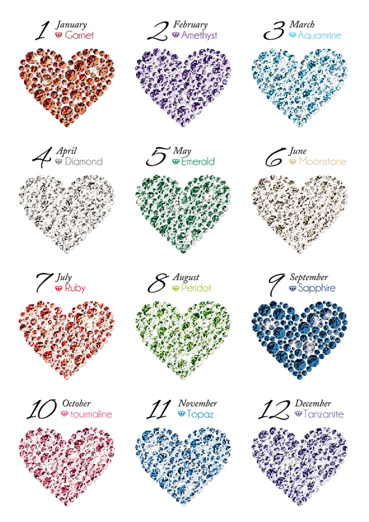 【印刷用】イラストカット【キラキラ・宝石】