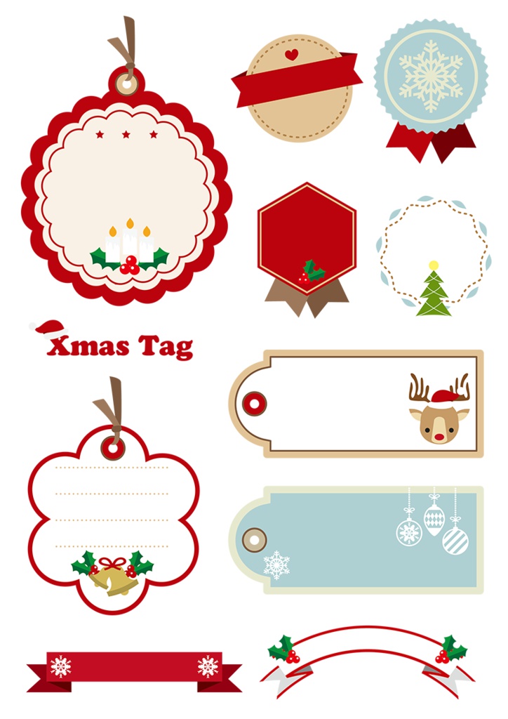 【印刷用】イラストカット【雪・クリスマス】