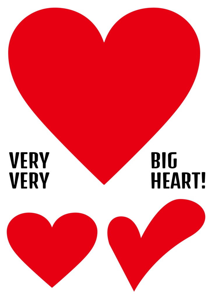 【印刷用】イラストカット【ハート】