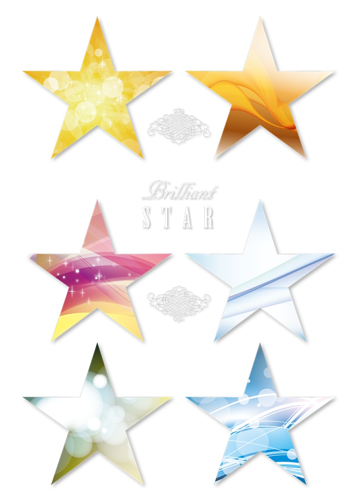 【印刷用】イラストカット【星】
