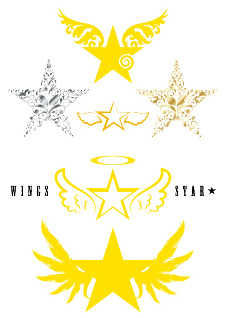 【印刷用】イラストカット【星】