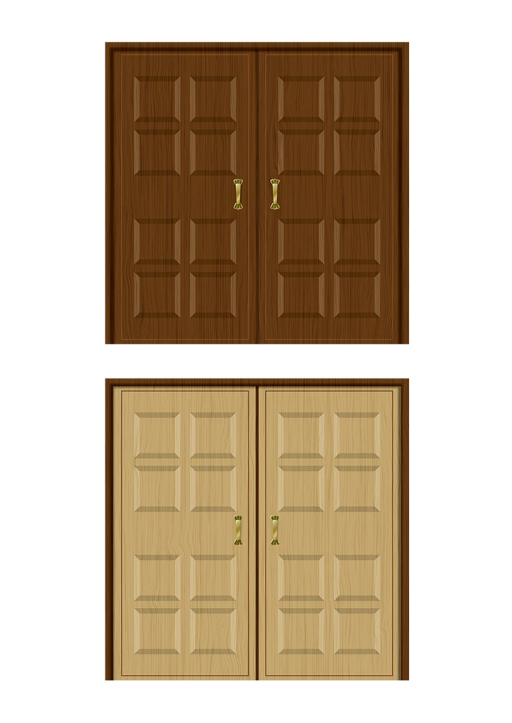 【印刷用】イラストカット【ドア】