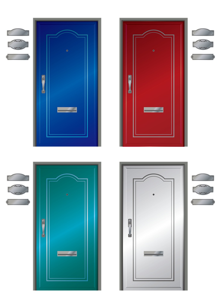 【印刷用】イラストカット【ドア】