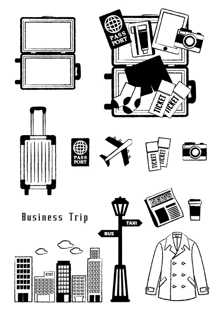 【印刷用】イラストカット【ビジネス・オフィス】