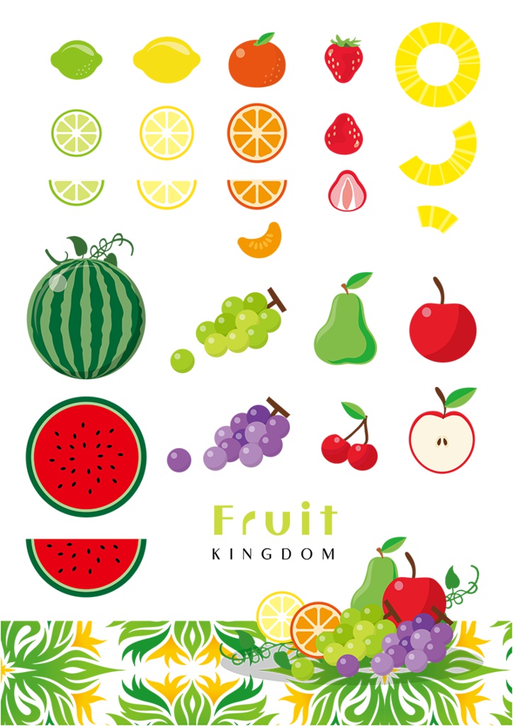 【印刷用】イラストカット【キッチン・フード・スイーツ】