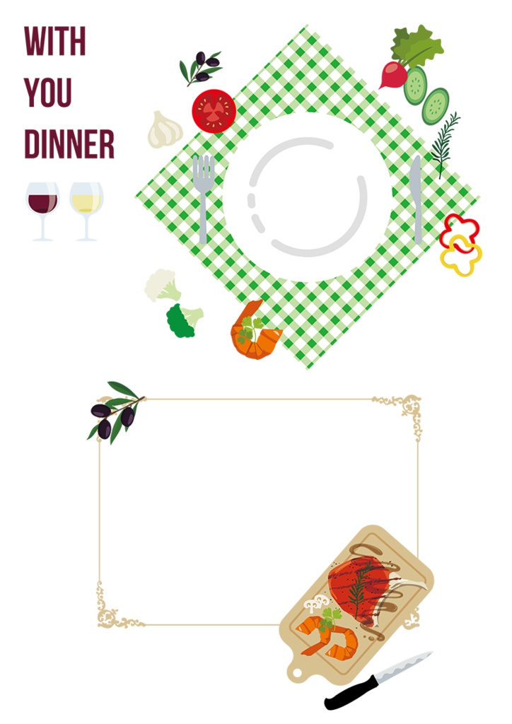 【印刷用】イラストカット【キッチン・フード・スイーツ】