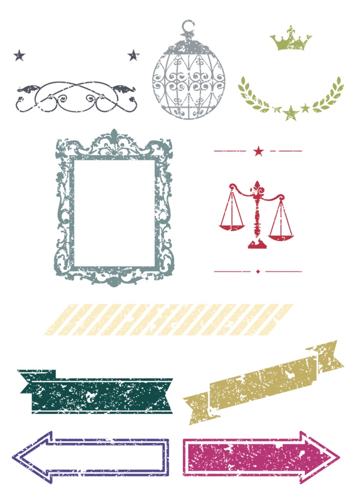 【印刷用】イラストカット【スタンプ・シール】