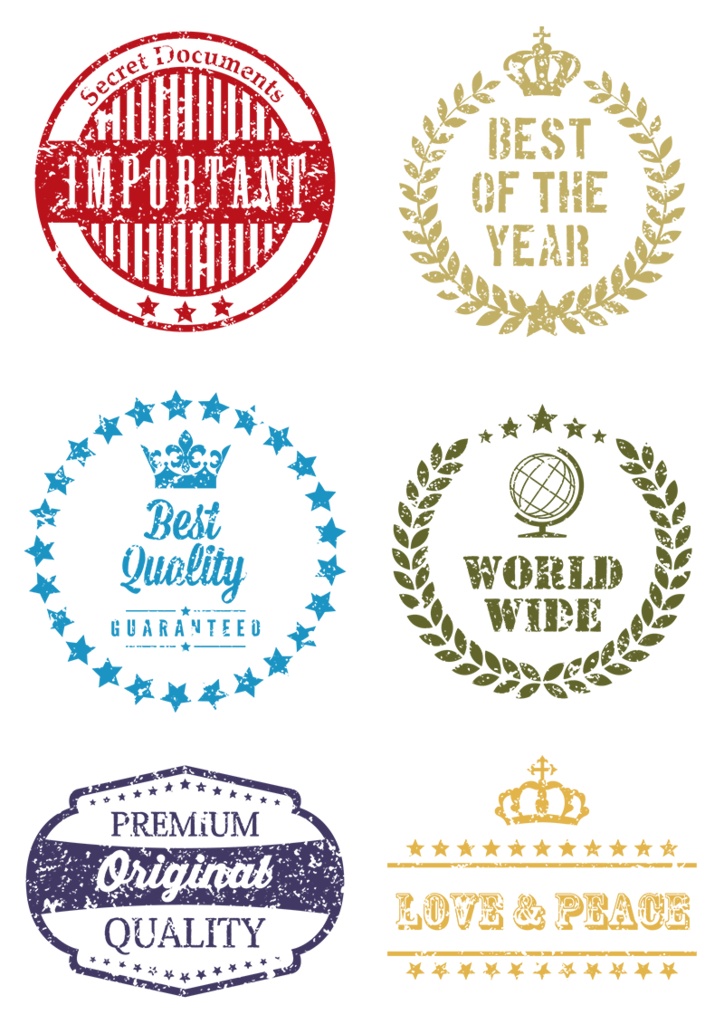 【印刷用】イラストカット【スタンプ・シール】