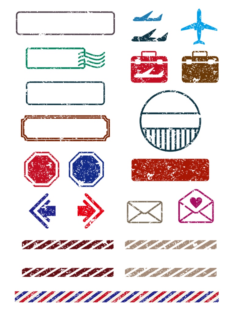 【印刷用】イラストカット【スタンプ・シール】