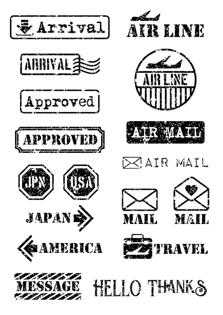 【印刷用】イラストカット【スタンプ・シール】