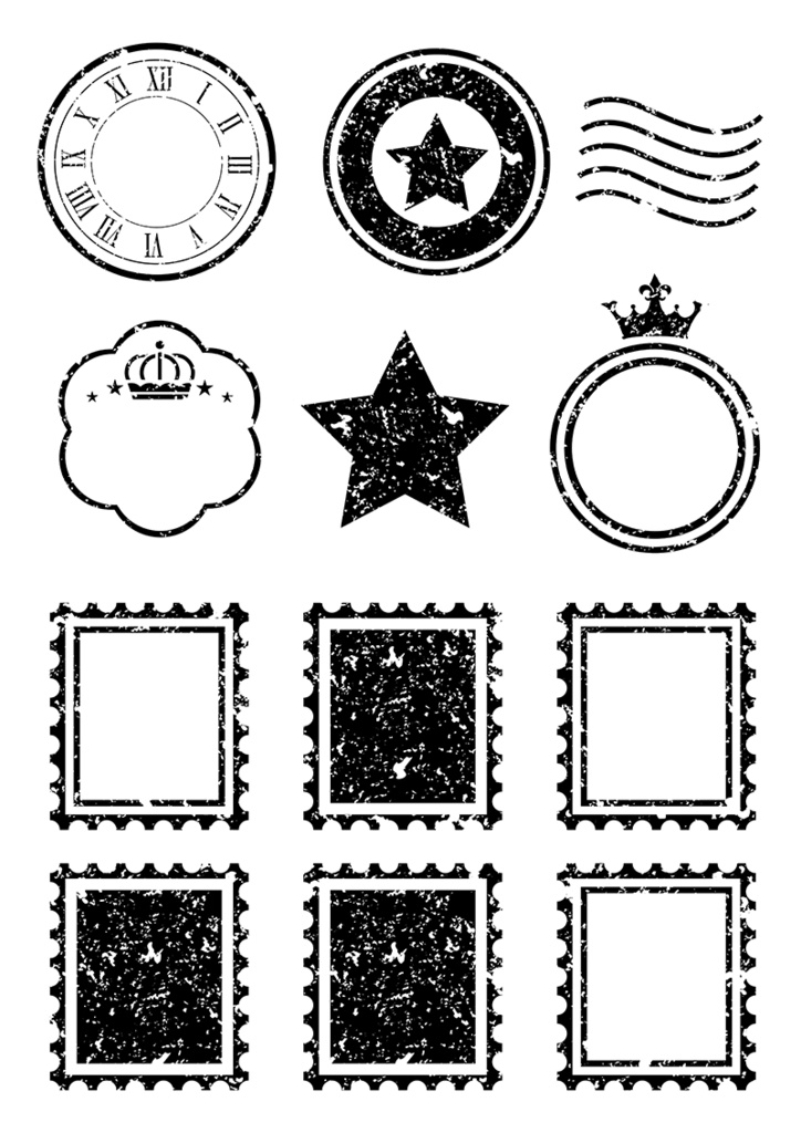 【印刷用】イラストカット【スタンプ・シール】