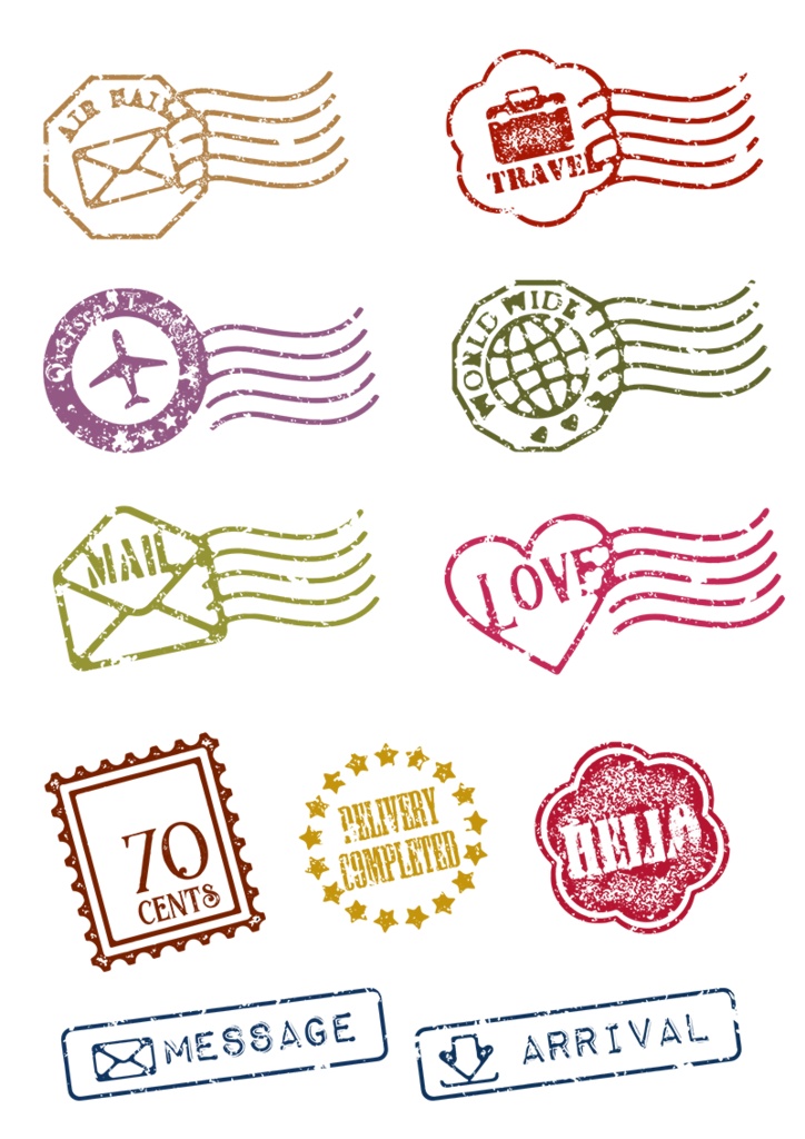 【印刷用】イラストカット【スタンプ・シール】