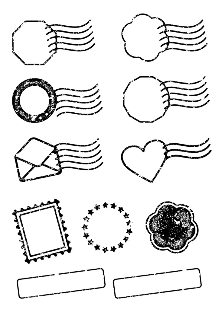【印刷用】イラストカット【スタンプ・シール】
