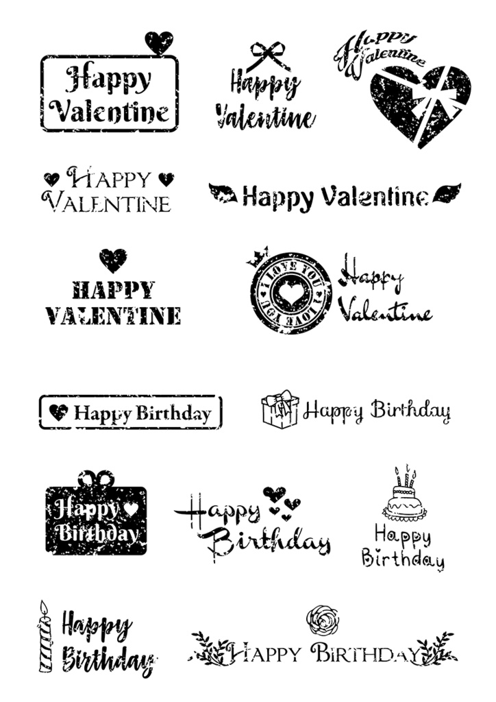 【印刷用】イラストカット【スタンプ・シール】