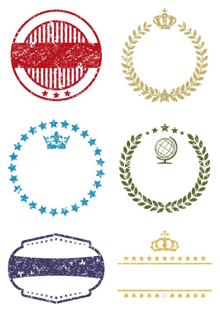 【印刷用】イラストカット【スタンプ・シール】