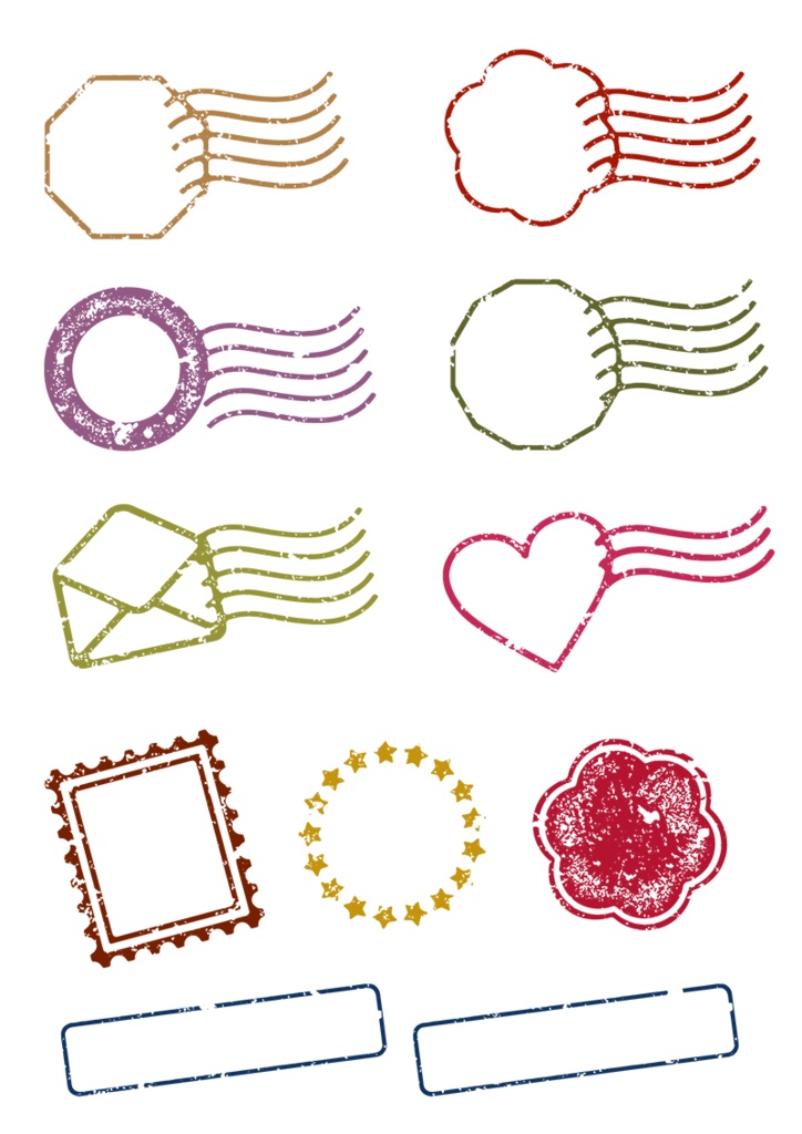 【印刷用】イラストカット【スタンプ・シール】