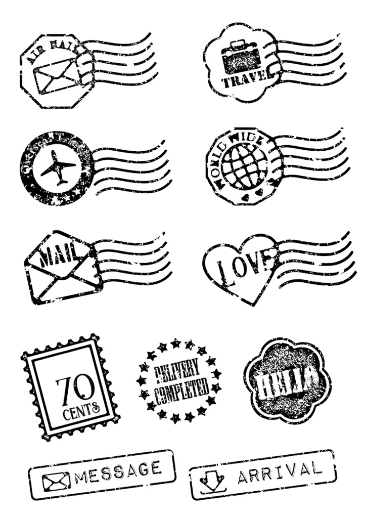 【印刷用】イラストカット【スタンプ・シール】