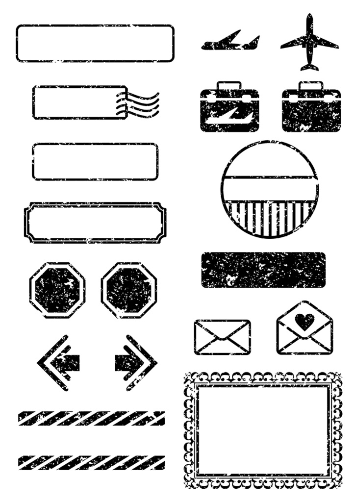 【印刷用】イラストカット【スタンプ・シール】
