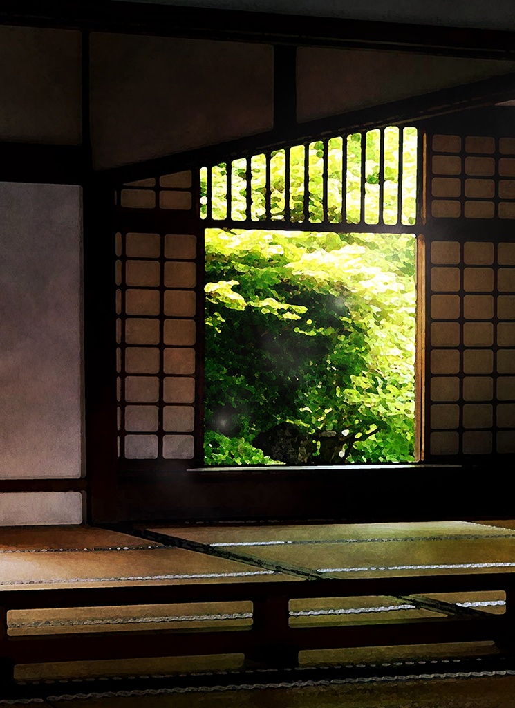 【印刷用】水彩風「色んな風景」10枚セット